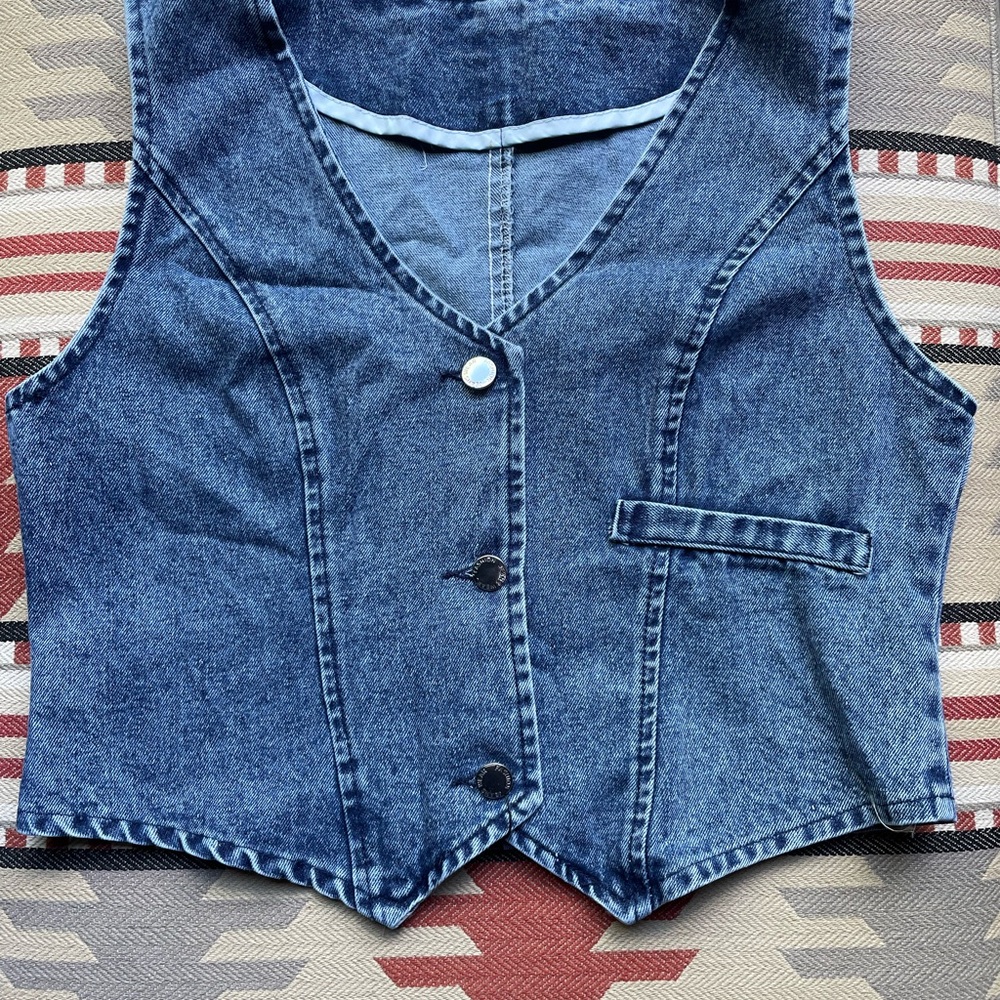 Denim Blue Women's Vest